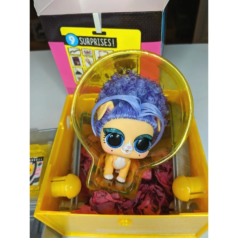 Disco Doggie NEW in box LOL surprise remix pet purple blue curly hair